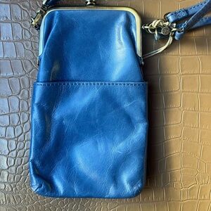 HOBO Womens Melody Genuine Leather Crossbody And Wristlet Bag  Atlantis Blue NWT